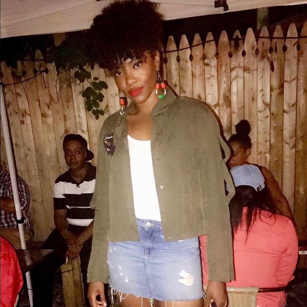Cargo Jacket With Patches